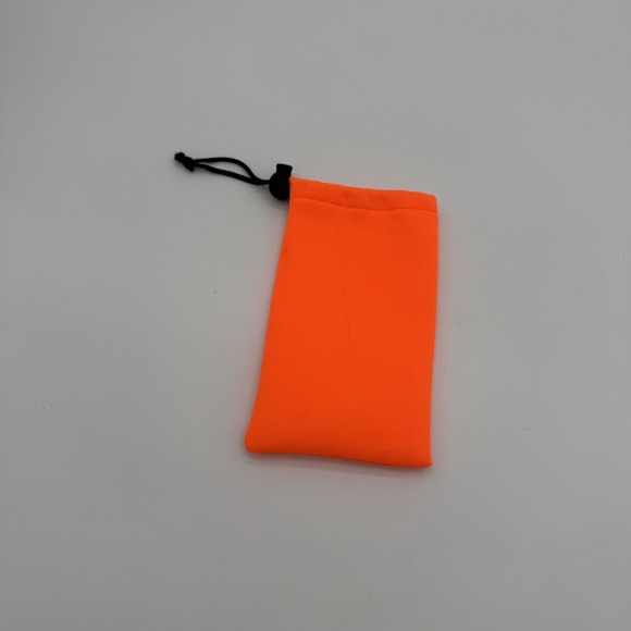 Ray-Ban Neon Orange Soft Drawstring Sunglasses Case Pouch OEM Travel - Picture 2 of 4